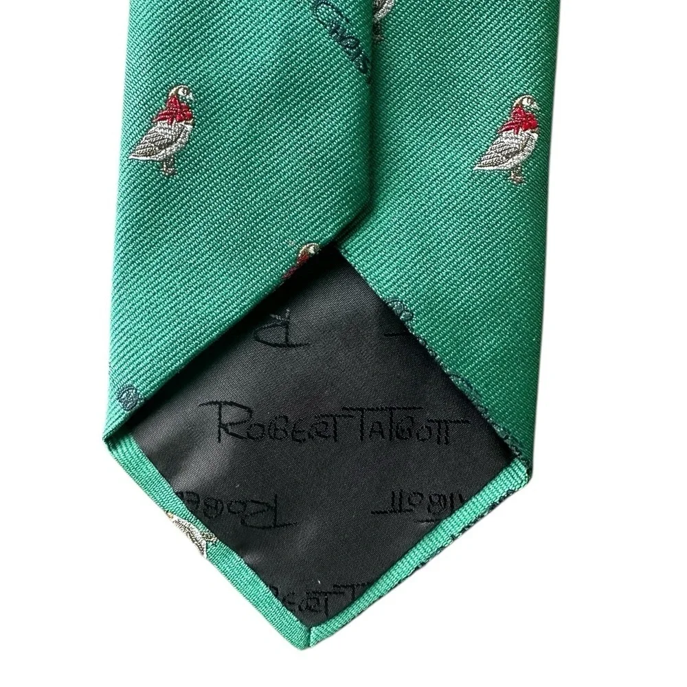 Robert Talbott for Jarrod's Merry Christmas Goose Holiday Necktie Tie